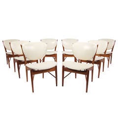 Set of Eight Dining Chairs by Finn Juhl