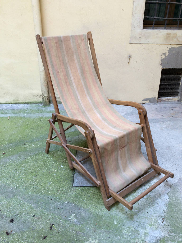 Sun Lounger, Naval Italian Design, 1940