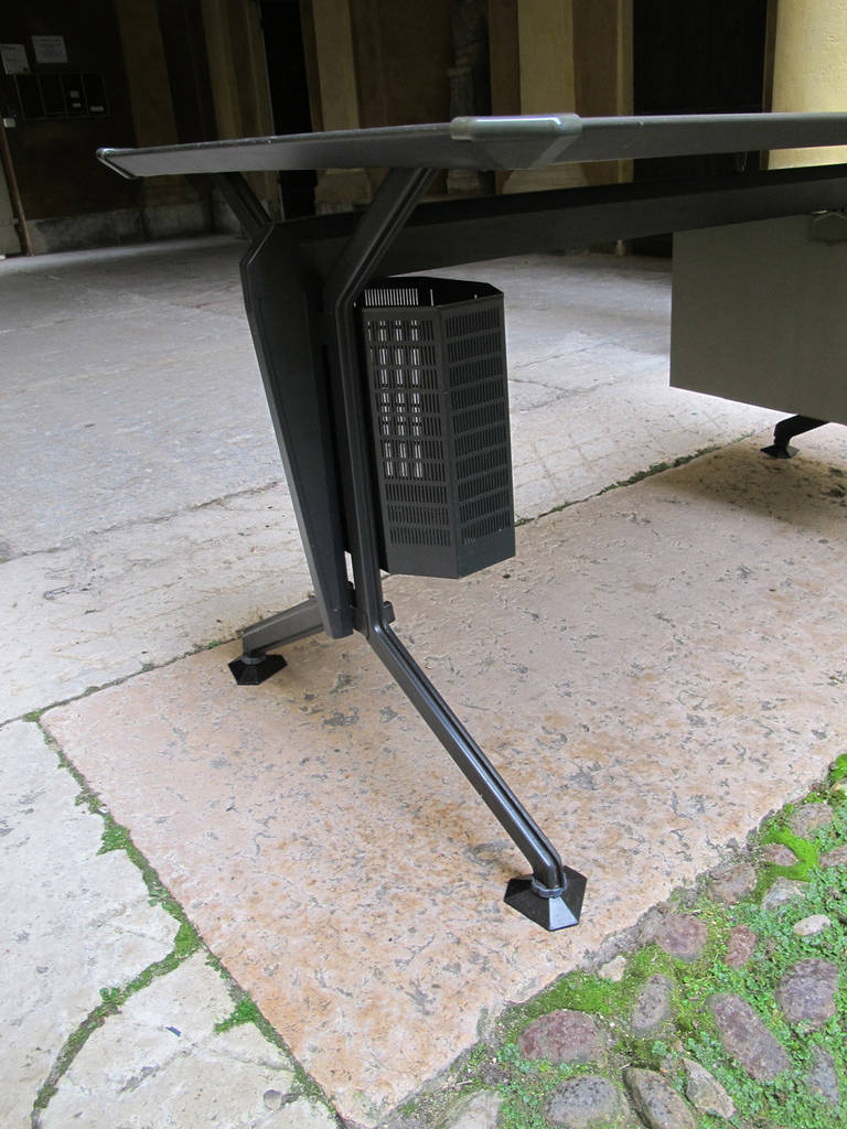 Olivetti Arco Series Desk Designed by BBPR