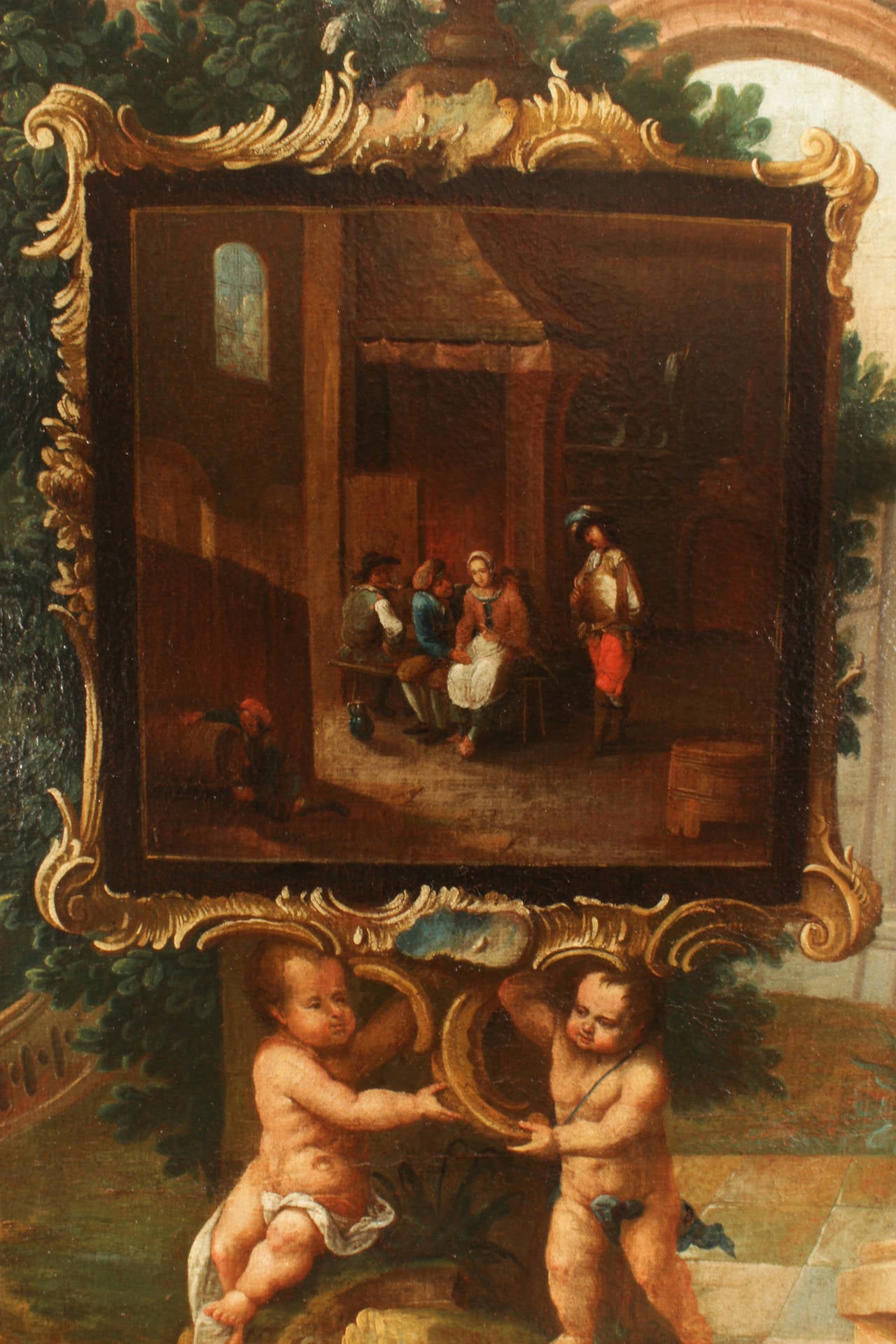 Baroque 18th Century Flemish Oil on Canvas Paintings 2