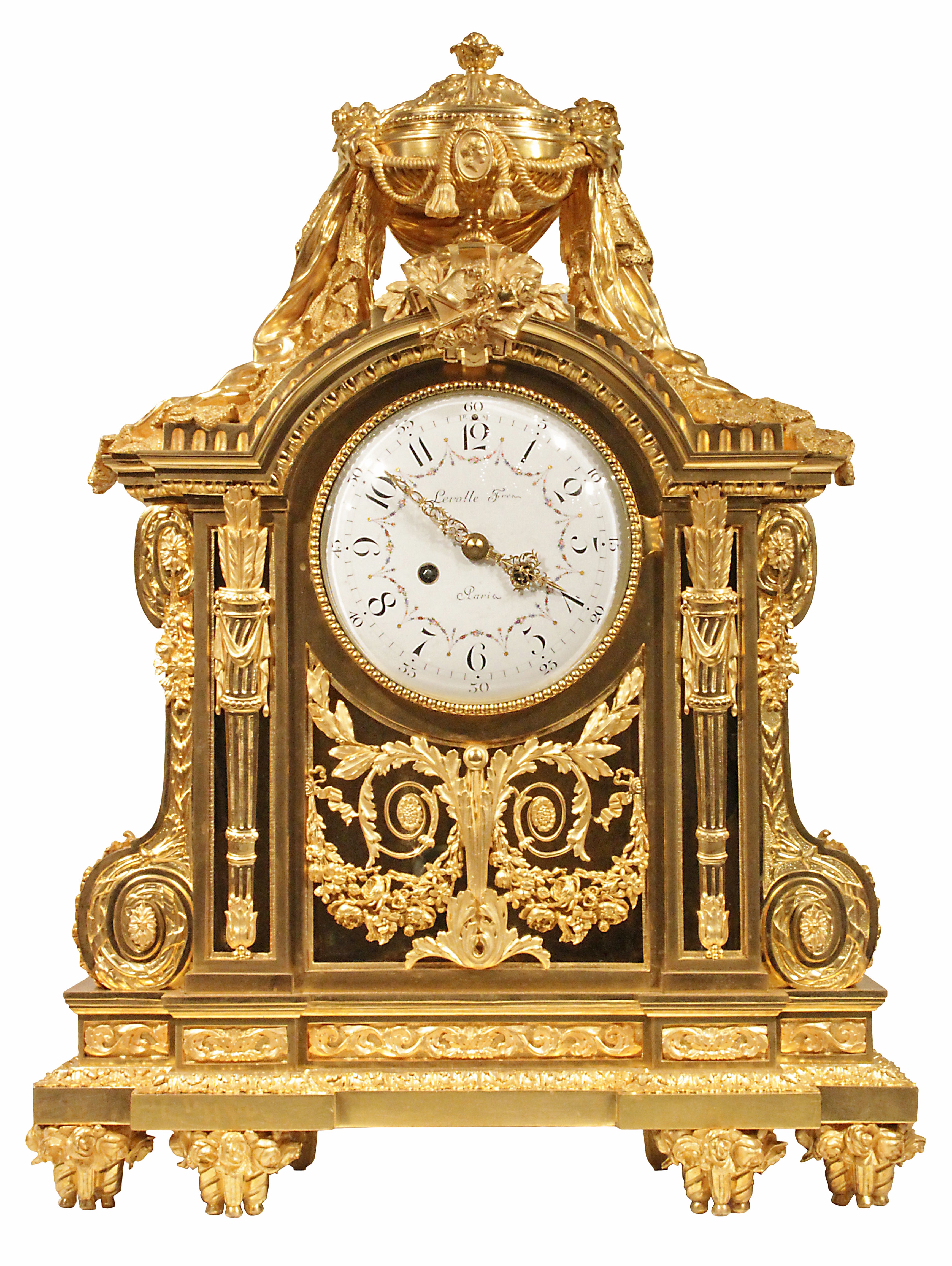 A High Quality French 19th Century Louis XVI Style Century Ormolu Clock