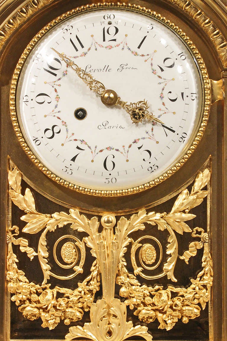 A High Quality French 19th Century Louis XVI Style Century Ormolu Clock 1