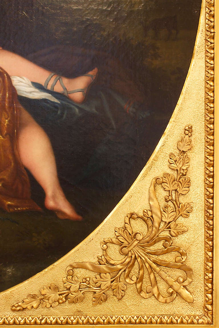 Neoclassical 18th Century Italian Paintings by Teodoro Matteini of Angelica and Medoro