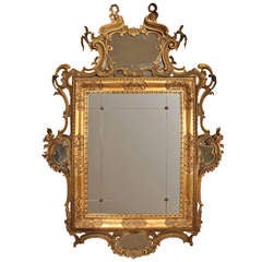 French 18th Century Louis XVI Period Giltwood Mirror