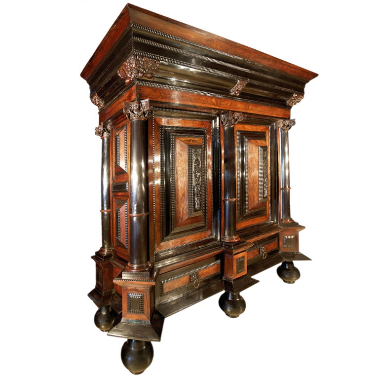 18th Century Dutch  Meubles à Coussins  Ebony Kussenkast