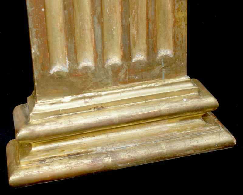 set of four French mid 19th century Louis XVI st. fluted columns In Excellent Condition In West Palm Beach, FL