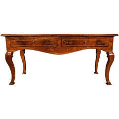 Antique Italian 18th Century Walnut Freestanding Console