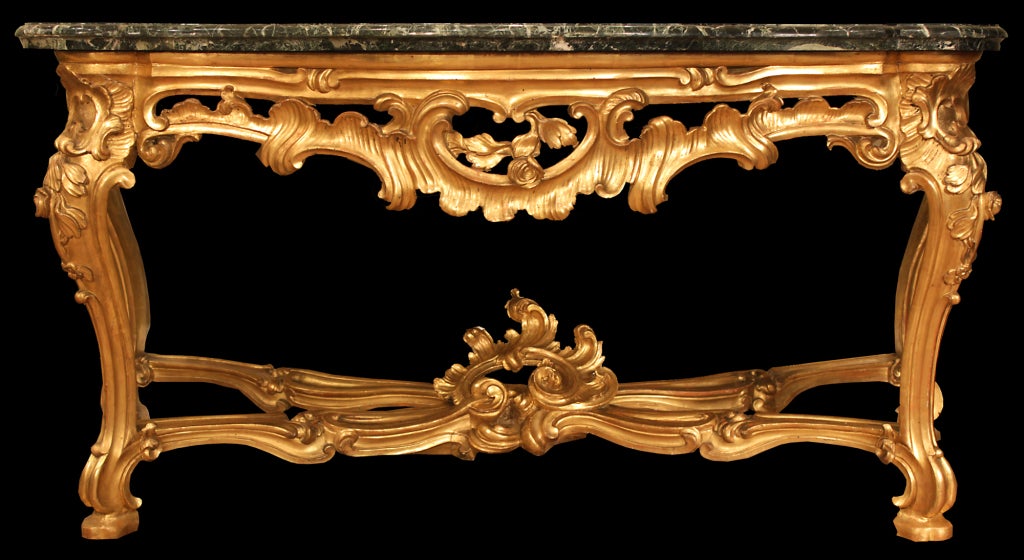 Pair of Late 18th Century Louis XV Style Roman Console Tables 2