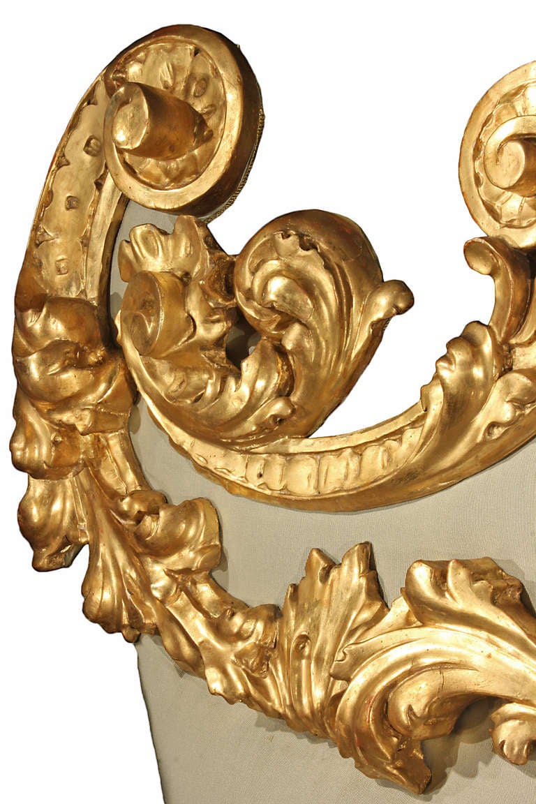 A 19th Century Italian Giltwood Headboard 1