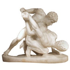19th Century Italian, Large-Scale, Translucent Marble Sculpture