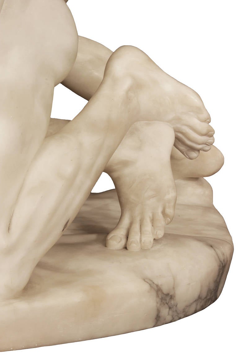 translucent marble statue