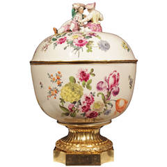 German 18th Century Hard Paste Porcelain Tureen, Signed Meissen 9