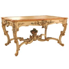 19th Century Polychrome Italian Center Table