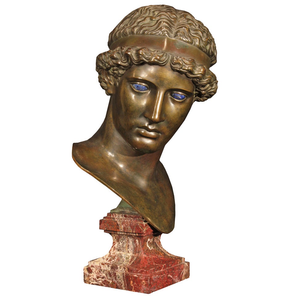 Italian 19th Century Patinated Bronze Sculpture