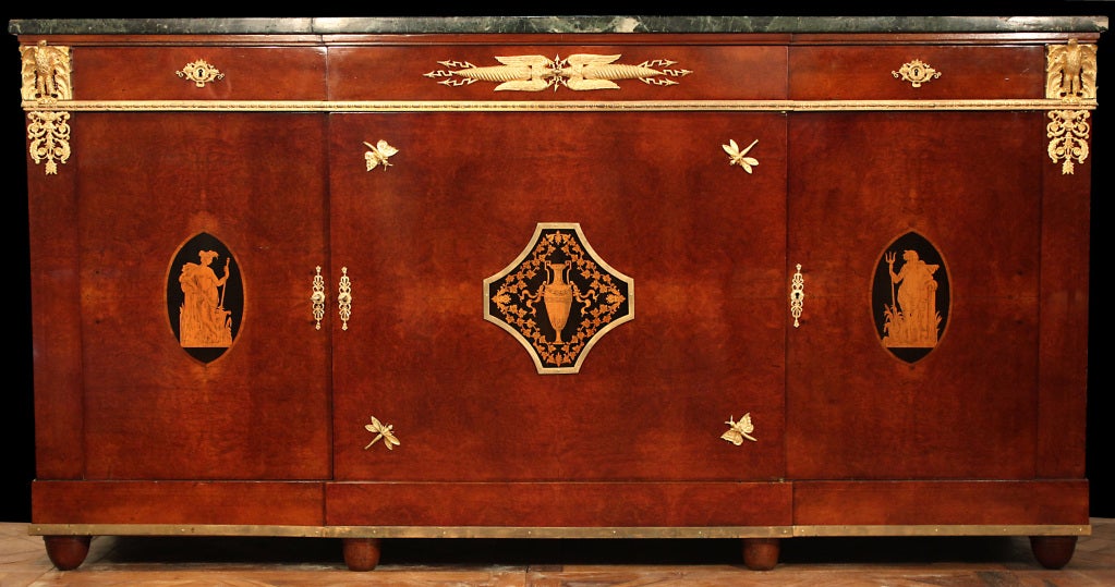 Buffet continental Biedermeier Empire st. du XIXe siècle