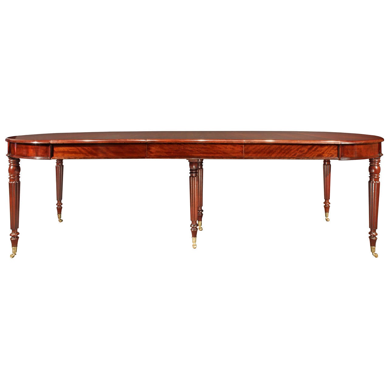 French 19th Century Louis Philippe Period Mahogany Dining Table French 19th Century Louis Philippe Period Mahogany Dining Table