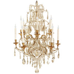 Italian Early 19th Century Crystal Chandelier 2