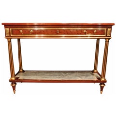 French 19th century Louis XV st. two tier dessert console