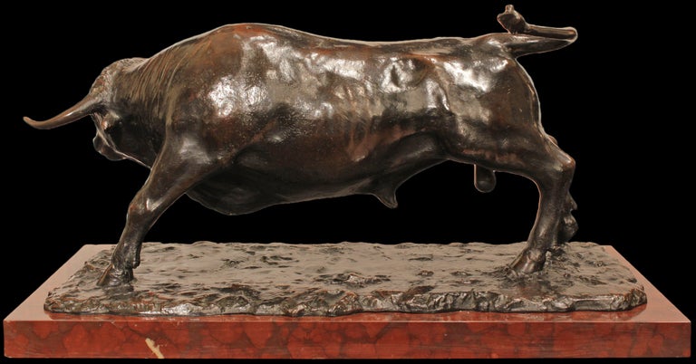 19th Century French 19th century patinated bronze signed by R. Durquet