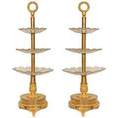 French 19th century First Empire Neo-Classical st. Présentoirs 8