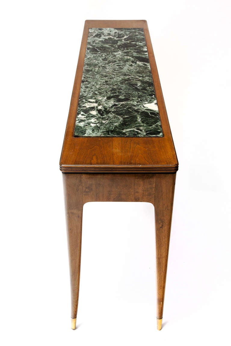 Modern Important and Rare Paolo Buffa Three Drawer Console, 1945