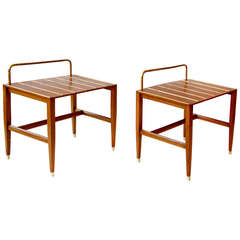 Pair of Gio Ponti Occasional Tables from Hotel Royal Napoli, 1955
