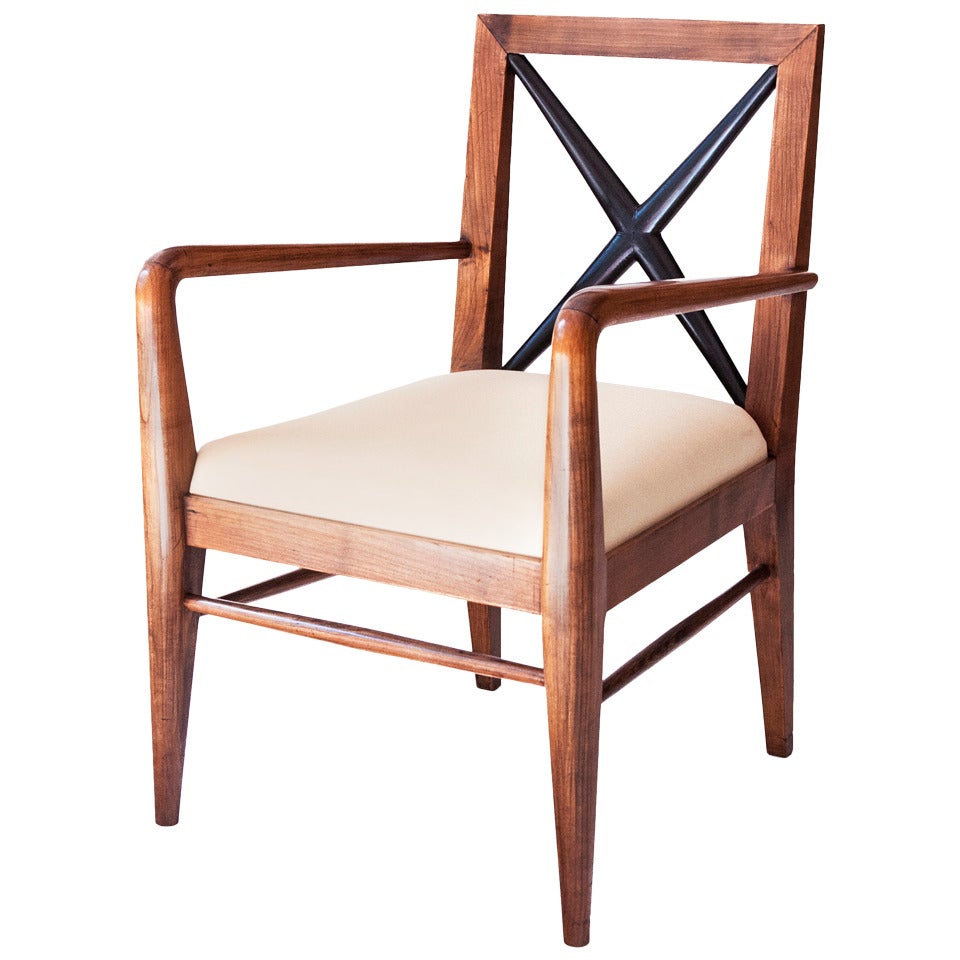 Elegant Tomaso Buzzi Armchair, circa 1936