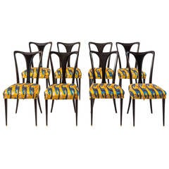 Important Set of Eight Elegant Guglielmo Ulrich Dining Chairs