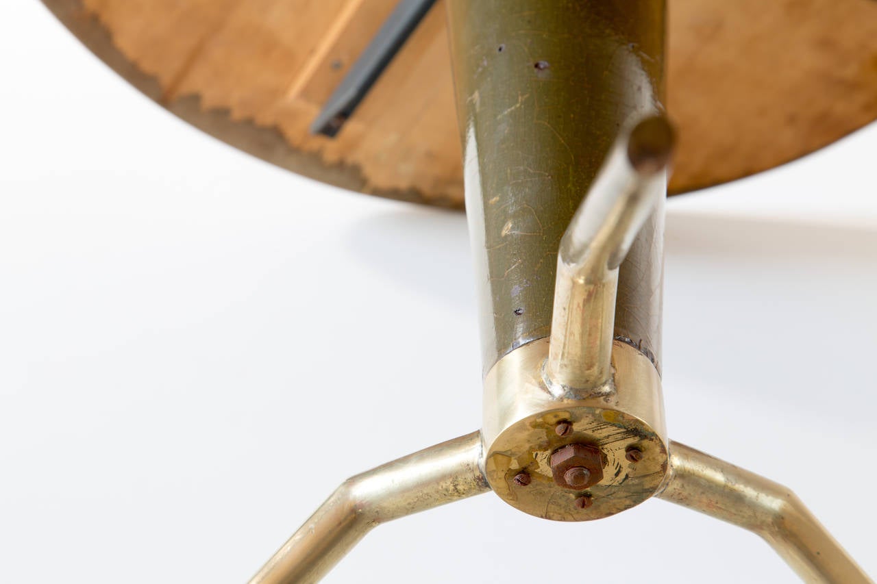 Brass Melchiorre Bega Attributed Organic Coffee Table