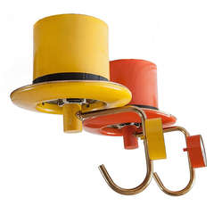 A Pair of Wall Lights Hats by Hans Agne Jakobsson