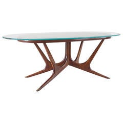Sculpural Italian Dining Table, circa 1940 12