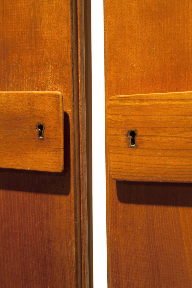 Italian Rare Pair of Gio Ponti Wardrobe Doors, 1955