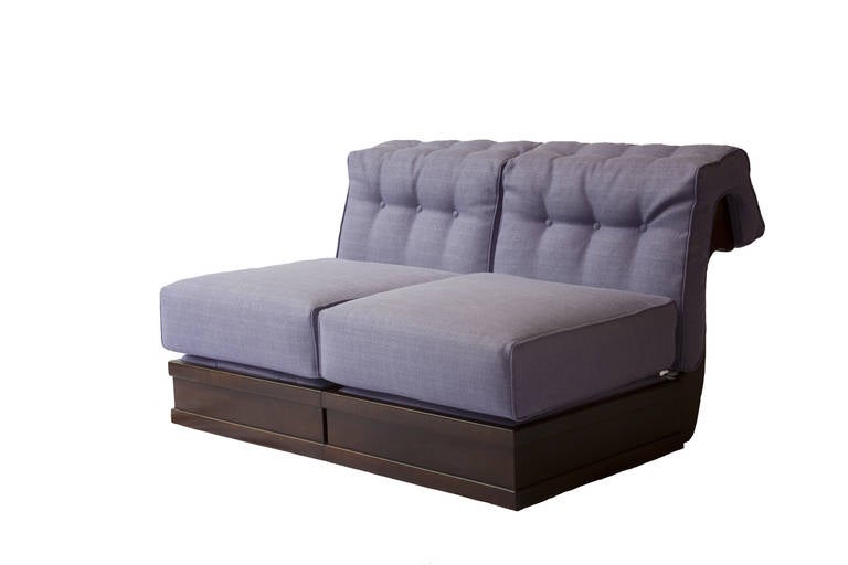 Italian Five Pieces Sectional "Gooseneck Sofa," 1970 at 1stDibs