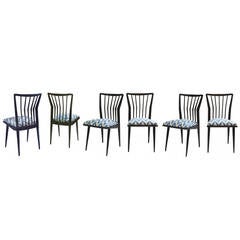 Used Set of Six Maurizio Tempestini Dining Chairs, 1939