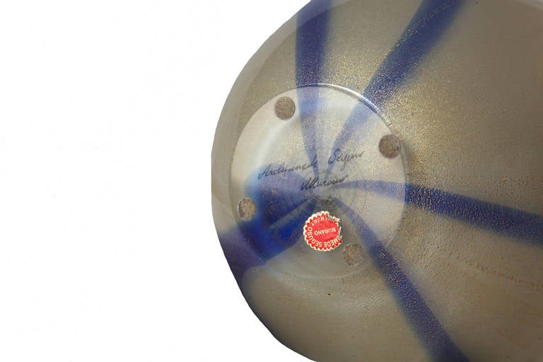 Paire d'œufs en verre 