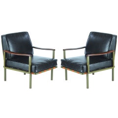 Pair Osvaldo Borsani Lounge Chairs P24