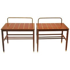 Pair of Gio Ponti Side Tables by Hotel Royal Naples, 1955