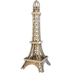 Early 20th Century Reconstituted  Stone Eiffel Tower