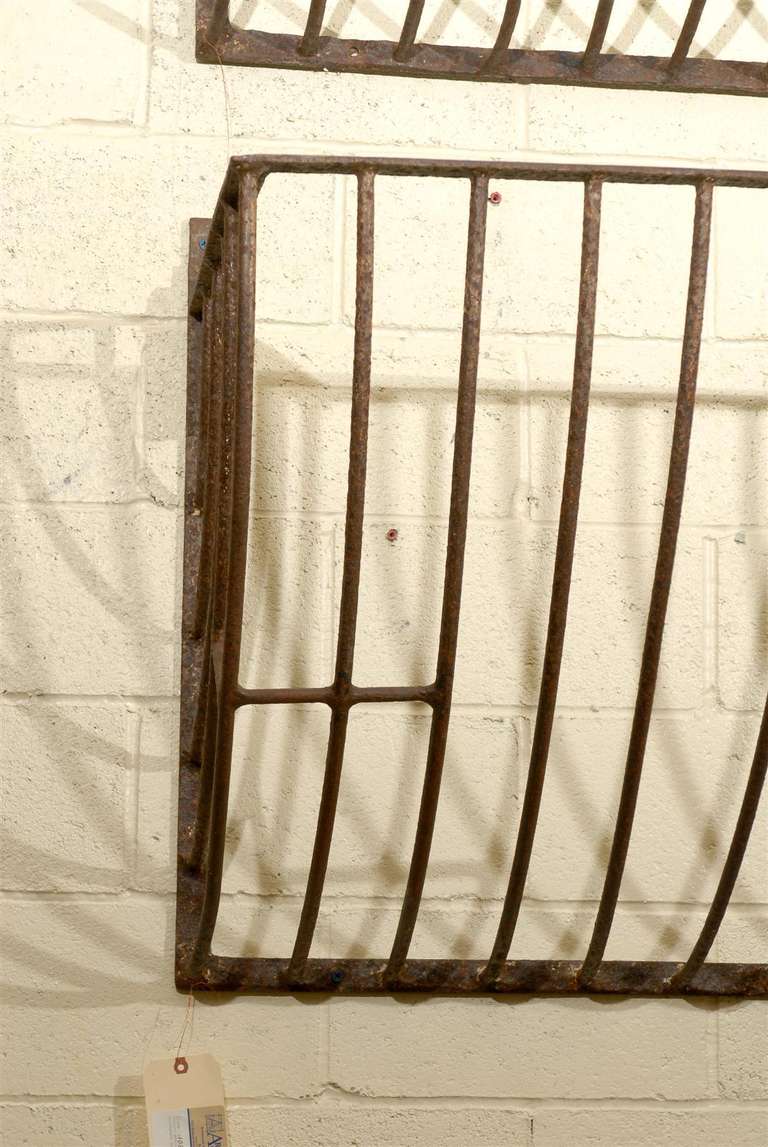 Early 20th Century French Wrought Iron Hay Manger for Horses from the Bourgogne Region For Sale 3
