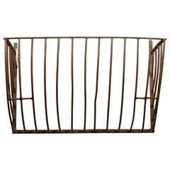Early 20th Century French Wrought Iron Hay Manger for Horses from the Bourgogne Region