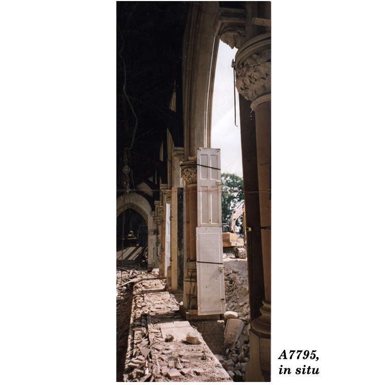 Gothic Revival 19th Century Set of 8 Columns from St. George's Church, London For Sale