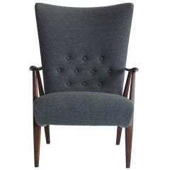 Scandinavian Modern Highback Lounge Chair
