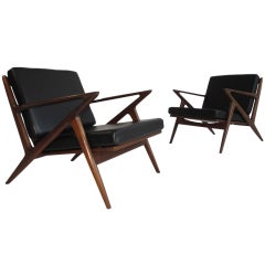 Poul Jensen for Selig Danish Lounge Chairs