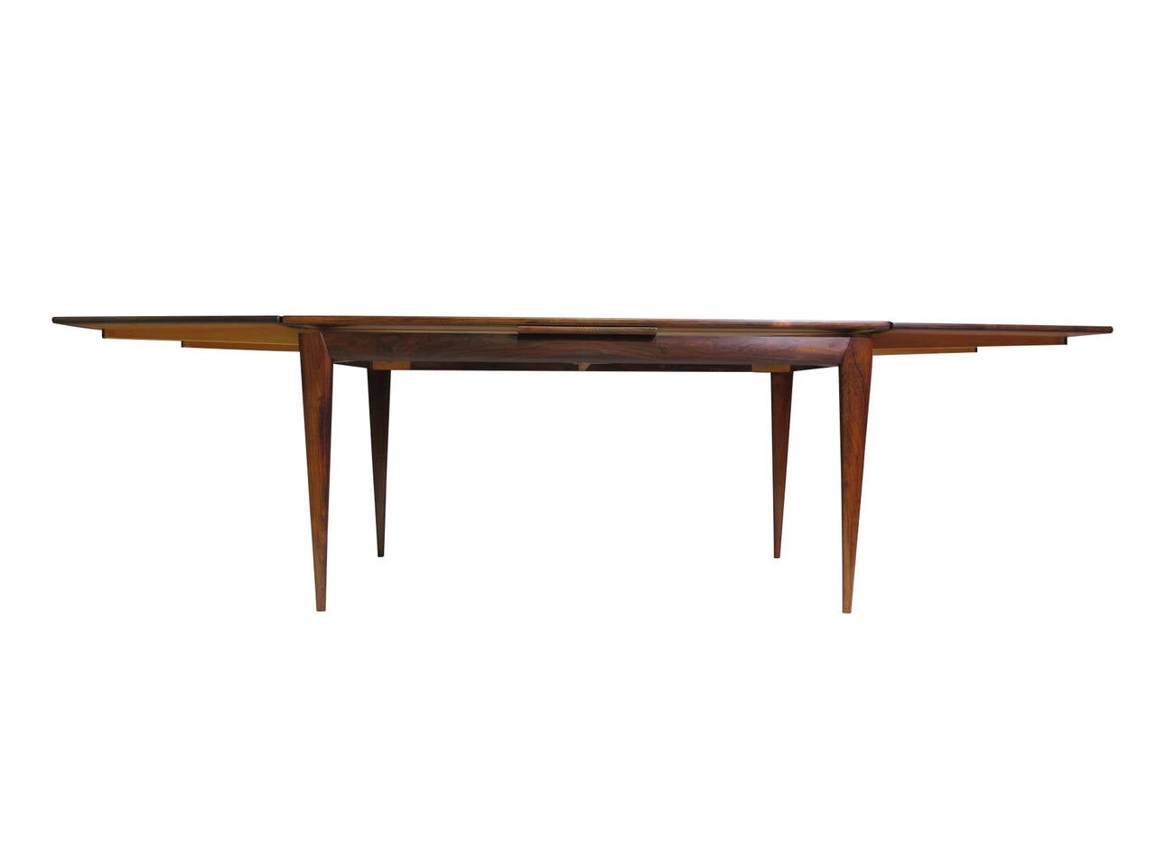 Niels Otto Moller Danish Rosewood Dining Table In Excellent Condition In Oakland, CA
