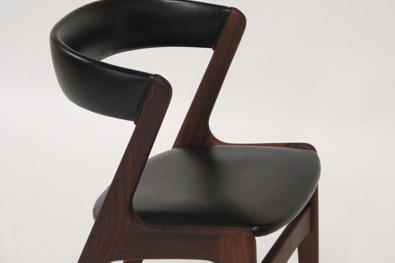 Ten Kai Kristiansen Danish Dining Chairs In Excellent Condition In Oakland, CA
