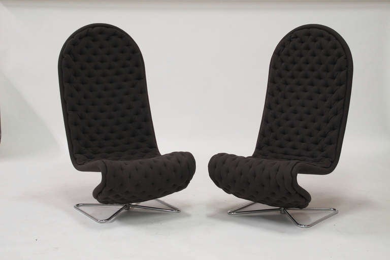 Mid-Century Modern Verner Panton Chairs