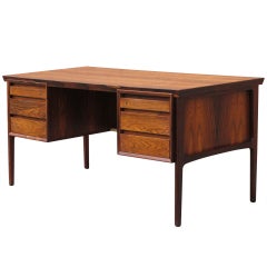 Midcentury Danish Brazilian Rosewood Desk
