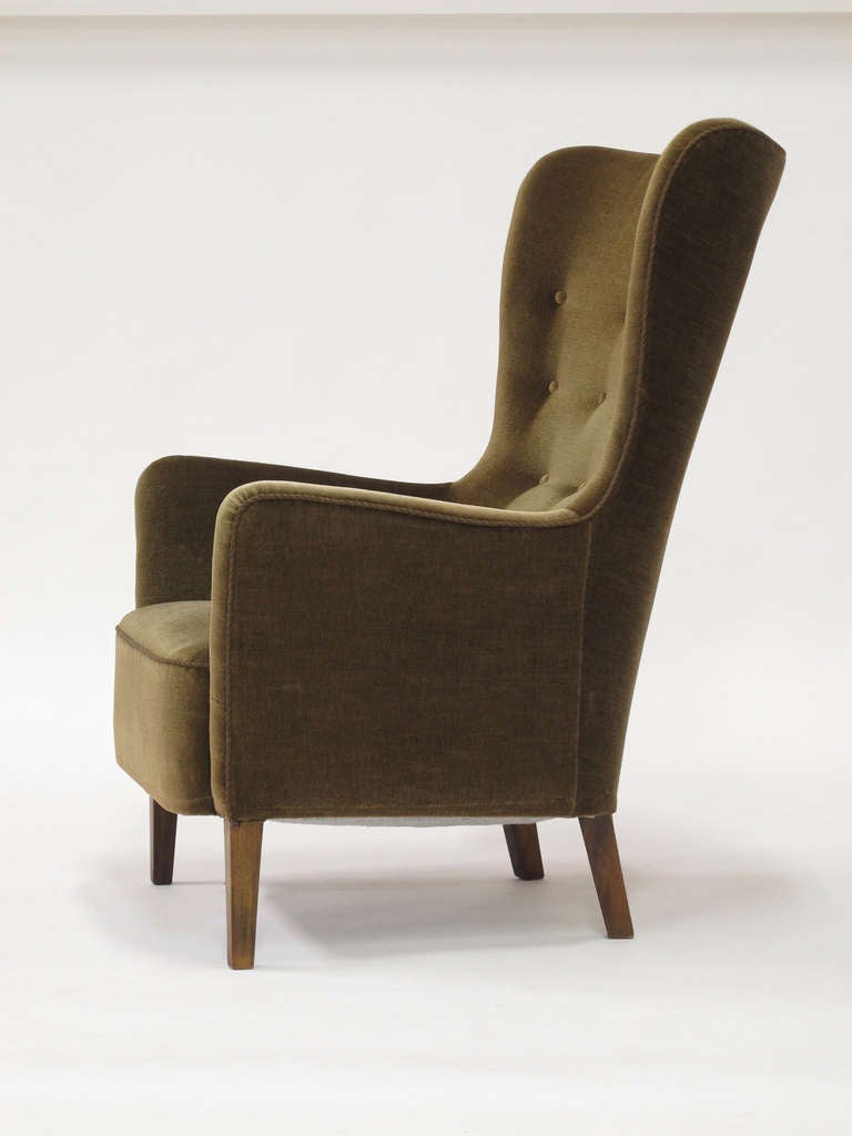 1930's Scandinavian Wingback Chair 1