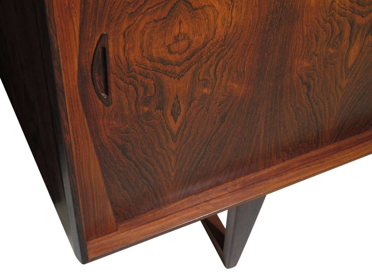 Danish Rosewood Sideboard Credenza with Bar 4