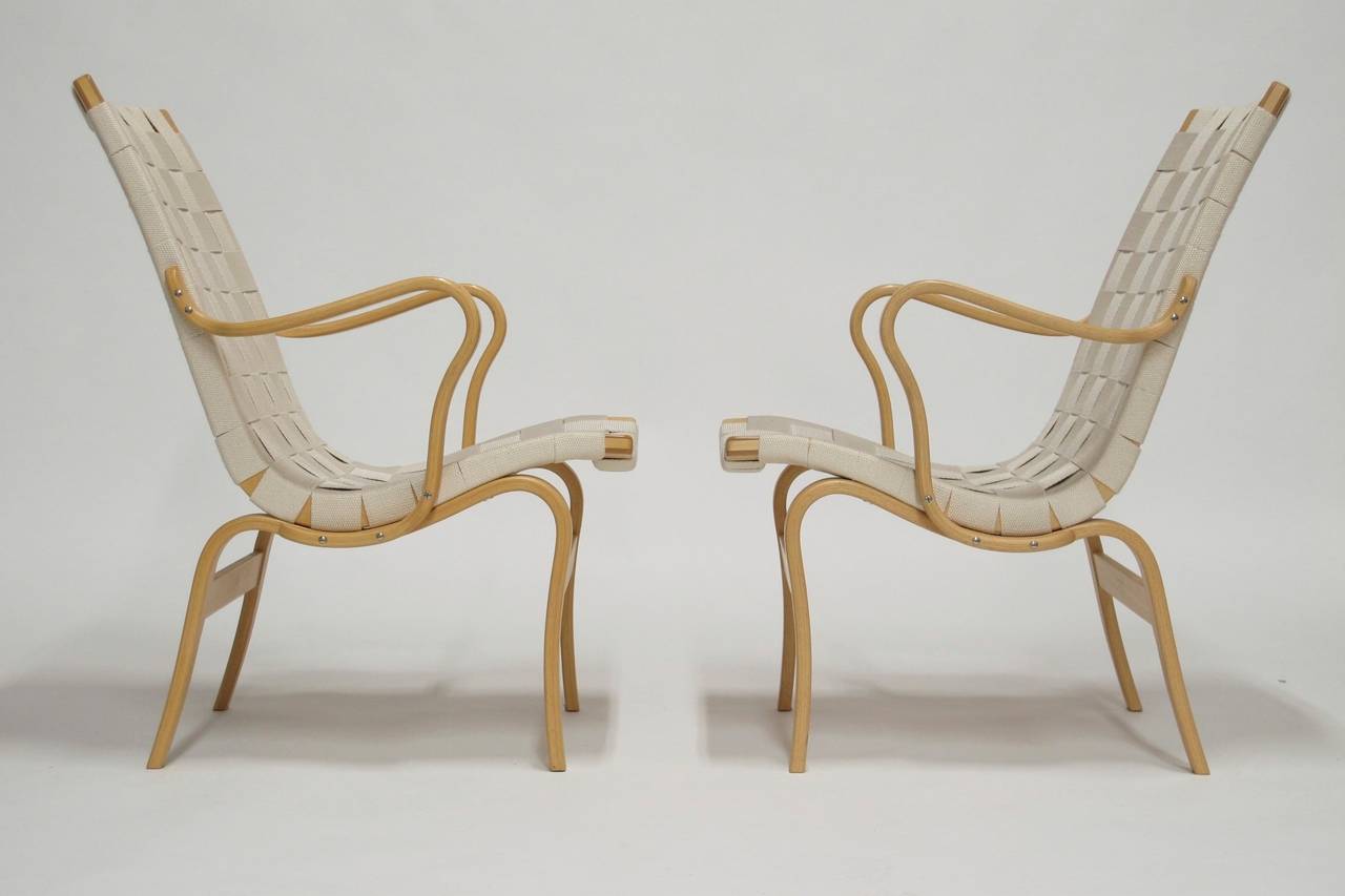 Molded Bruno Mathsson Eva Chairs